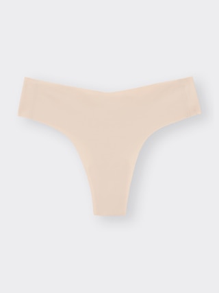 シームレスショーツ(タンガ)+E(セットアップ可能) 【レディース】 【インナー・下着】【GU公式/ジーユー】 【BEIGE】 シームレスショーツ(タンガ)+E(セットアップ可能) 【レディース】 【インナー・下着】【GU公式/ジーユー】 【BEIGE】