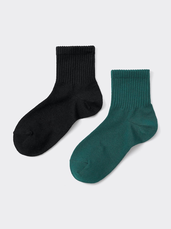 KIDS(男女兼用)カラーアンクルソックス2P