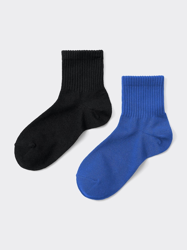 KIDS(男女兼用)カラーアンクルソックス2P