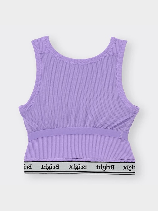 GIRLSブラフィールプチロゴテープクロップドタンクトップ