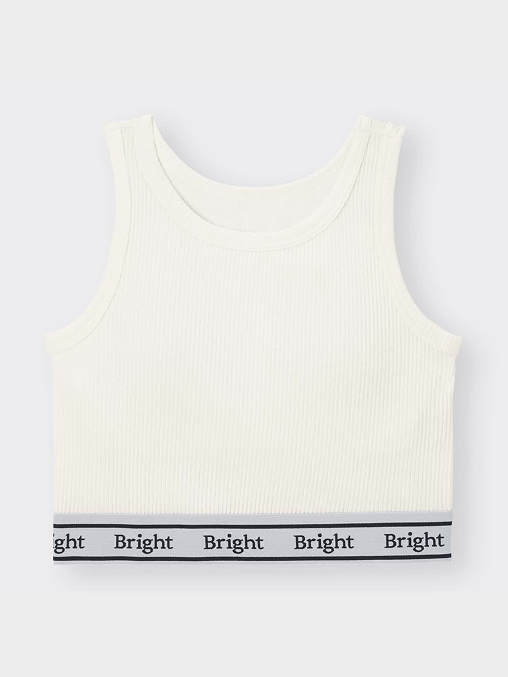 ♡さん専用 GU公式 | GIRLSブラフィールプチロゴテープクロップドタンクトップ