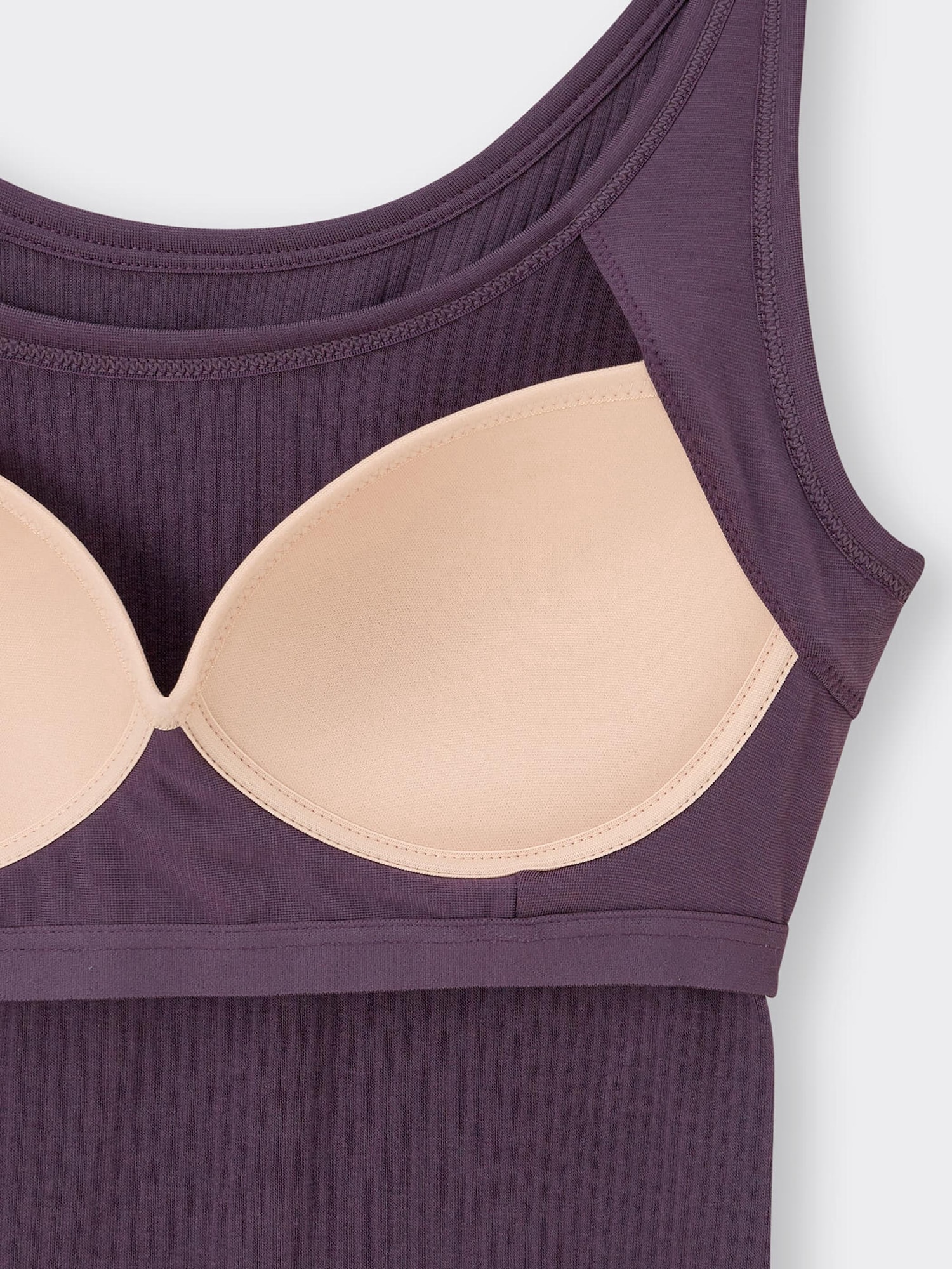 GU公式 | ブラフィールリブタンクトップ