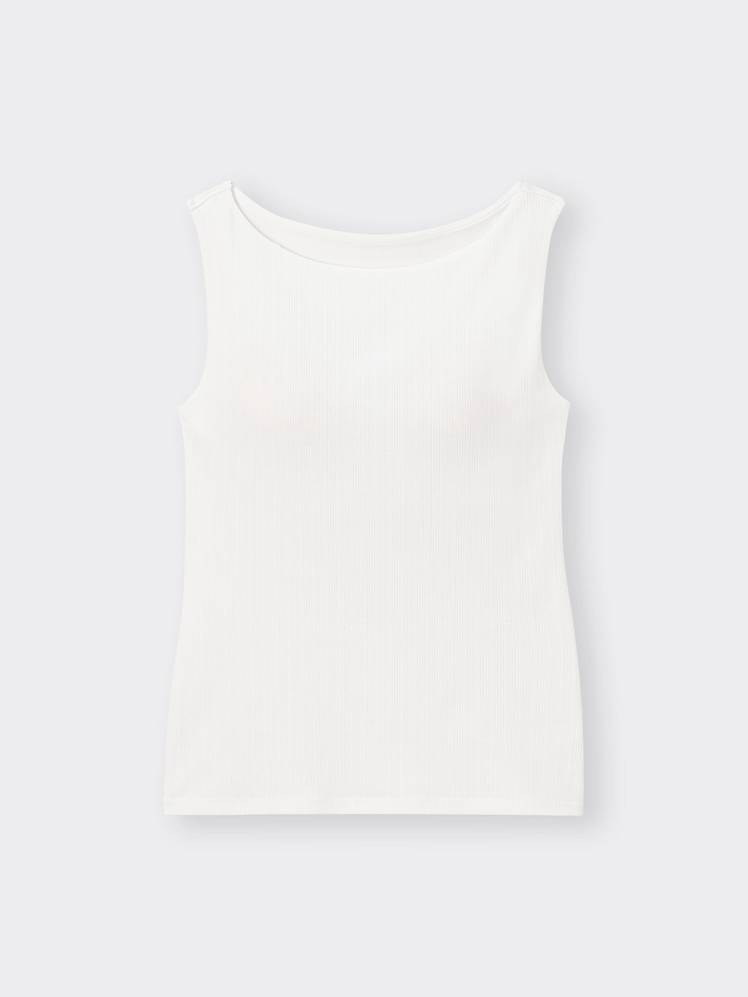 GU公式 | ブラフィールボートネックT(ノースリーブ)