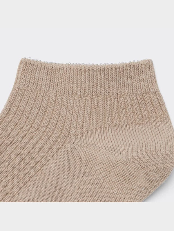 リブショートソックス3P(カラー)