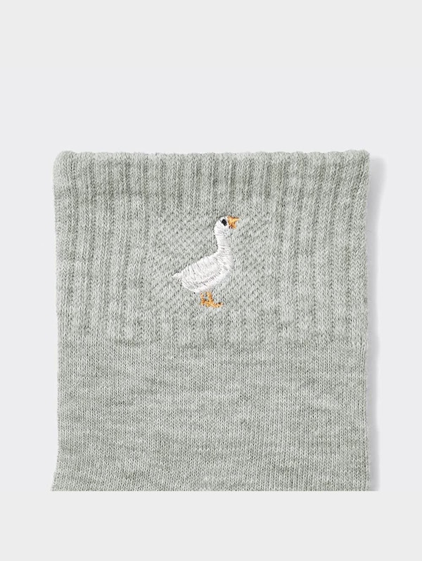 アンクルソックス(刺繍)