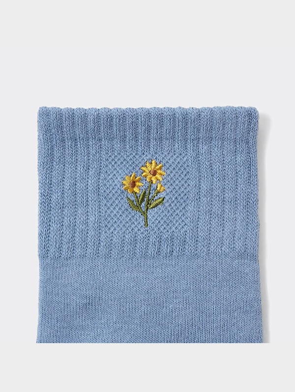 アンクルソックス(刺繍)