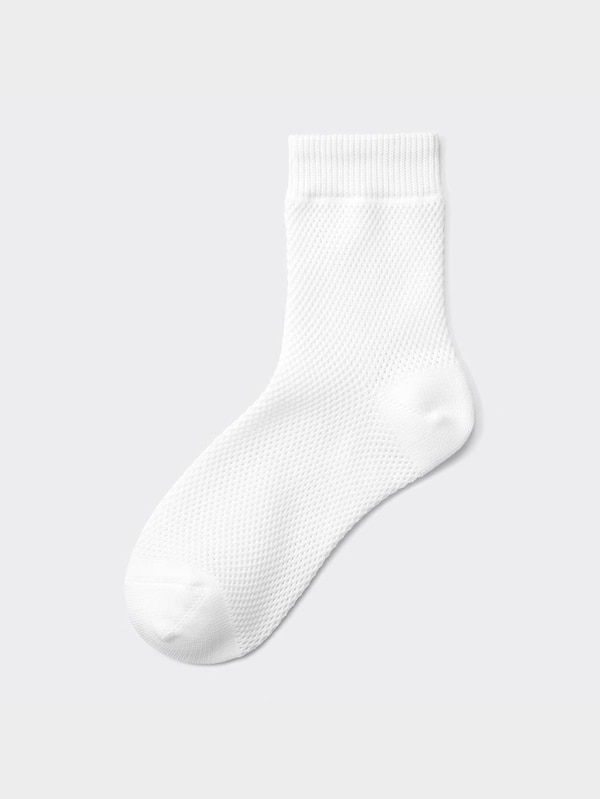 メッシュアンクルソックス