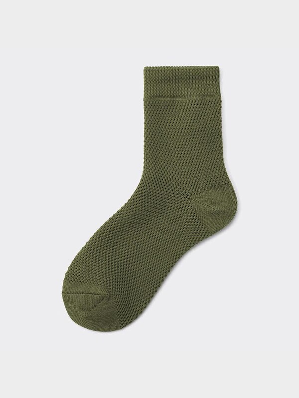 メッシュアンクルソックス