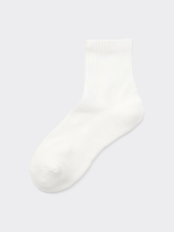 リブパイルアンクルソックス