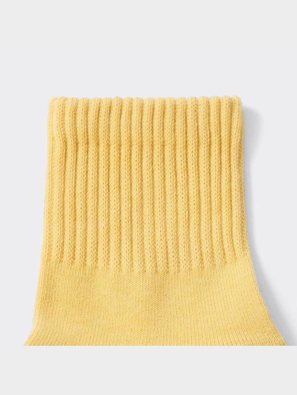 リブパイルアンクルソックス