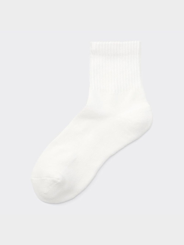 リブパイルアンクルソックス
