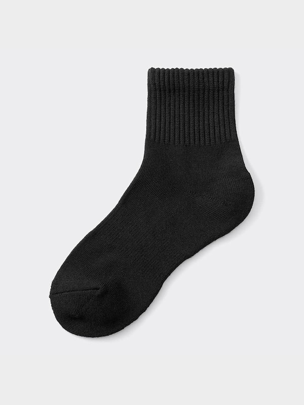 リブパイルアンクルソックス