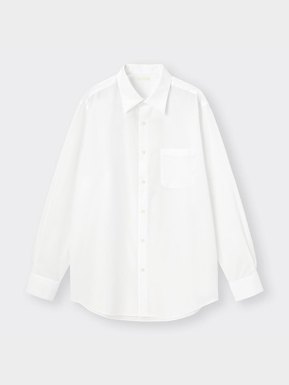 GU公式 | イージーケアレギュラーフィットシャツ(長袖)SW+E