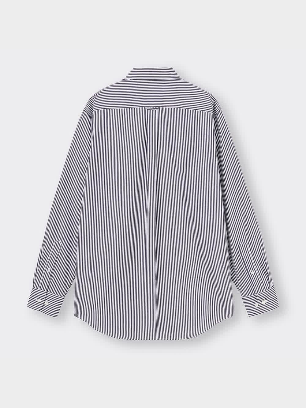 よしログ GU公式 | イージーケアレギュラーフィットシャツ(ストライプ)SW+E