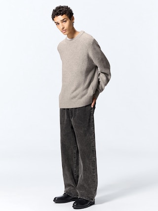 バギージーンズ(丈標準72.0cm)(セットアップ可能) 【メンズ】 【パンツ】【GU公式/ジーユー】 【DARK GRAY】 バギージーンズ(丈標準72.0cm)(セットアップ可能) 【メンズ】 【パンツ】【GU公式/ジーユー】 【DARK GRAY】