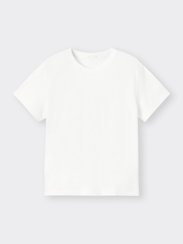 コットンスムースクルーネックT(半袖)