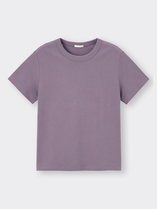 コットンスムースクルーネックT(半袖)