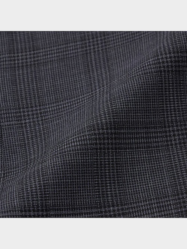 ウォッシャブルテーパードトラウザー(チェック)SW+E(丈標準70.0～74.0cm)(セットアップ可能)