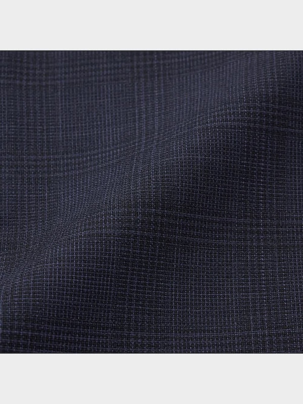 ウォッシャブルテーパードトラウザー(チェック)SW+E(丈標準70.0～74.0cm)(セットアップ可能)