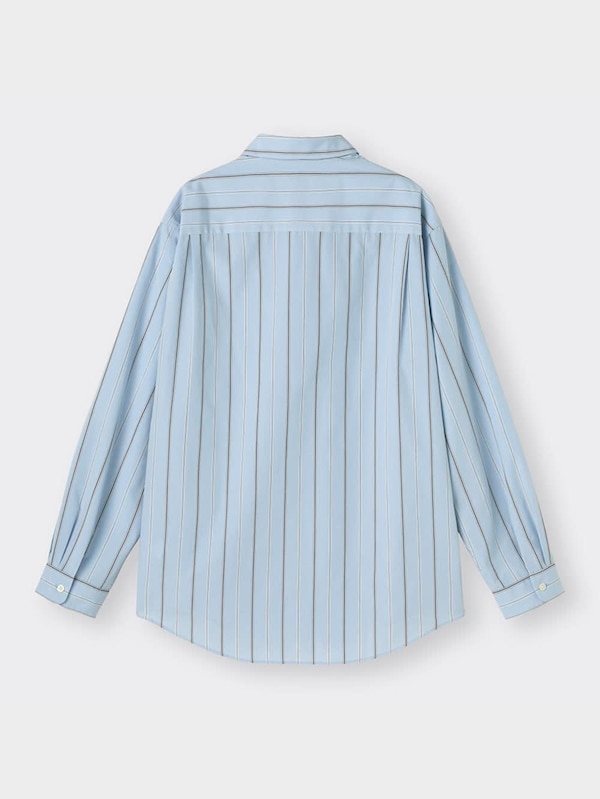 ブロードシャツ(長袖)(ストライプ)