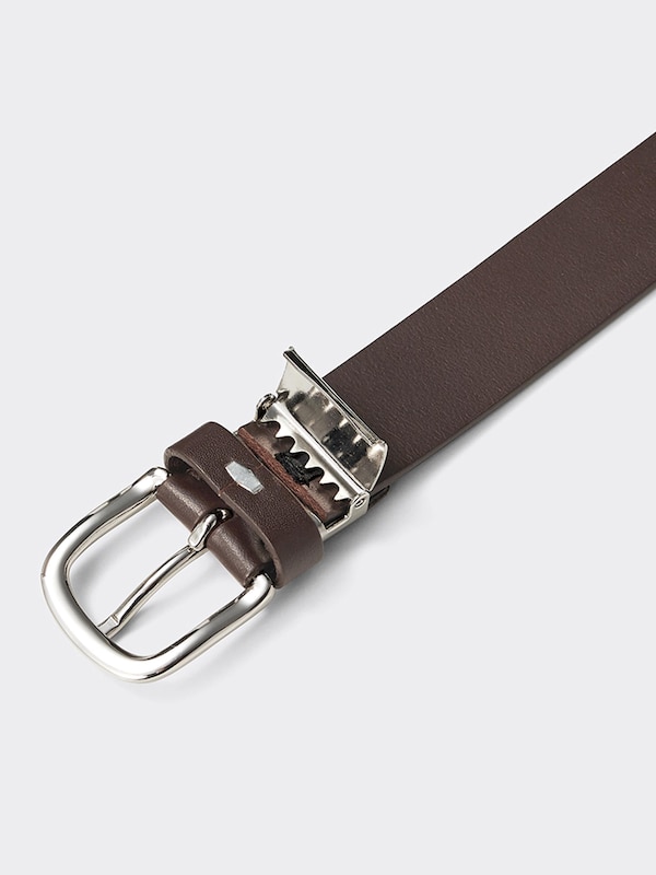 レザーノーステッチベルト(アジャスタブル)