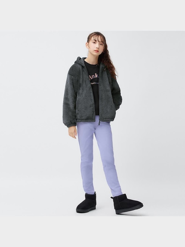 GIRLSフェイクフ ァーフーディジャケット(長袖)