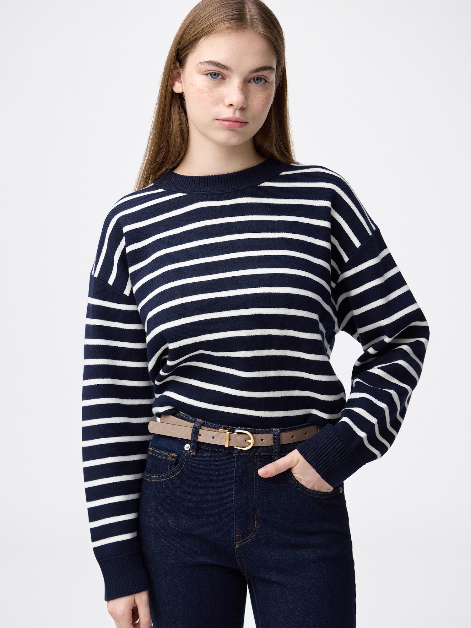 まぁ※プロフお読みください GU公式 | リバーシブルベルト