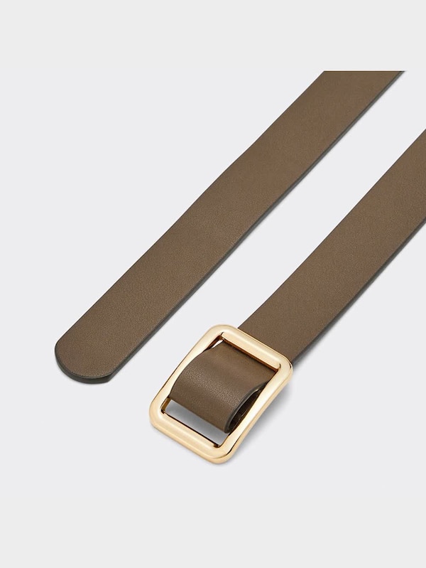 スクエアバックルホールレスベルト