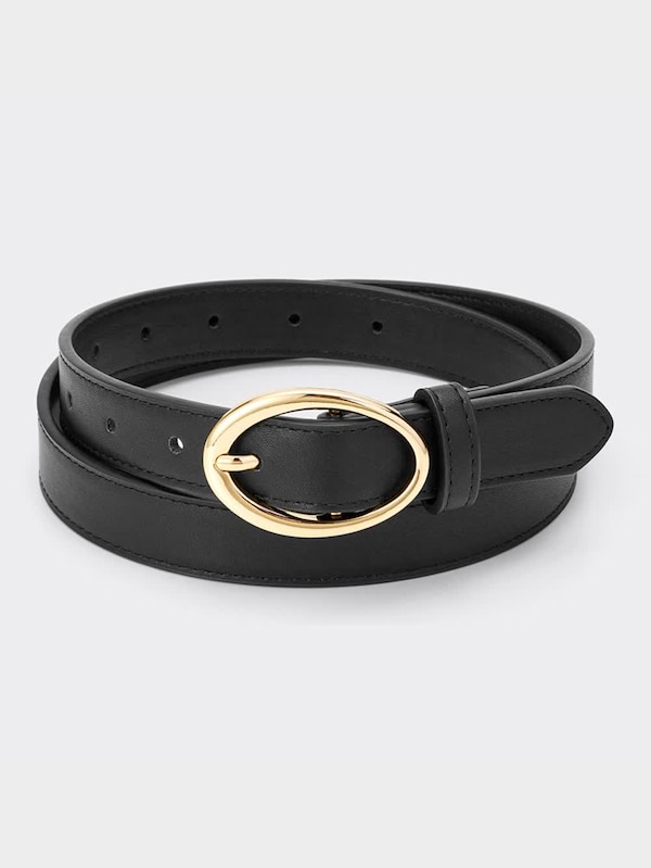 オーバルバックルベルト