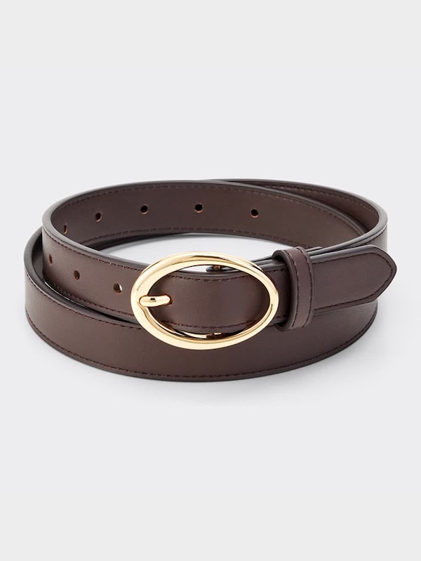 オーバルバックルベルト