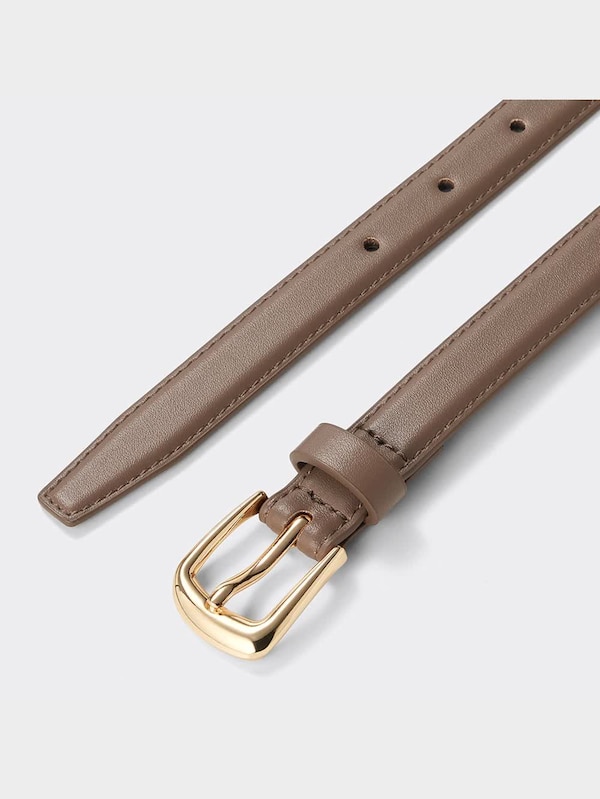 ジオメトリックメタルバックルベルト