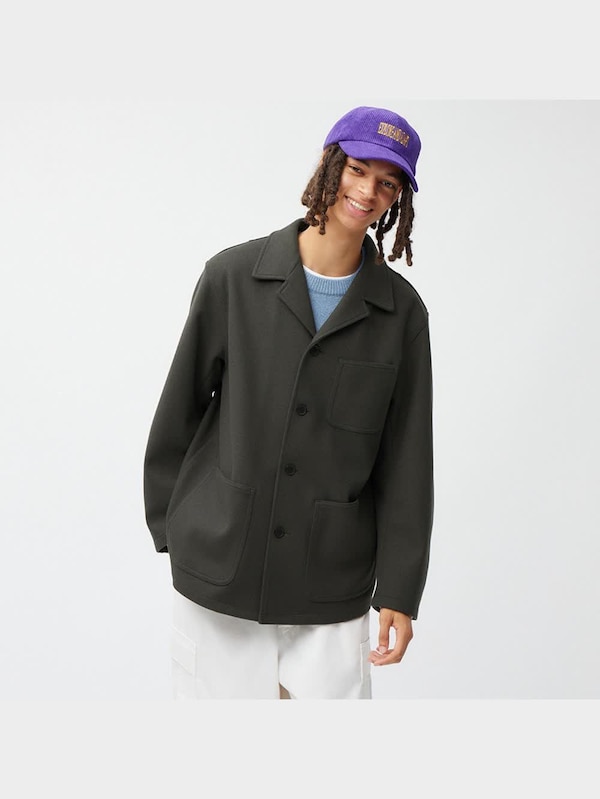 コージーメルトンカバーオールジャケットSW+E