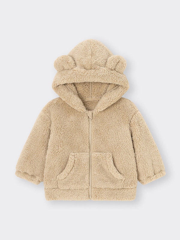 BABY(TODDLER)フリーシーフリースミミ付きフルジップパーカ