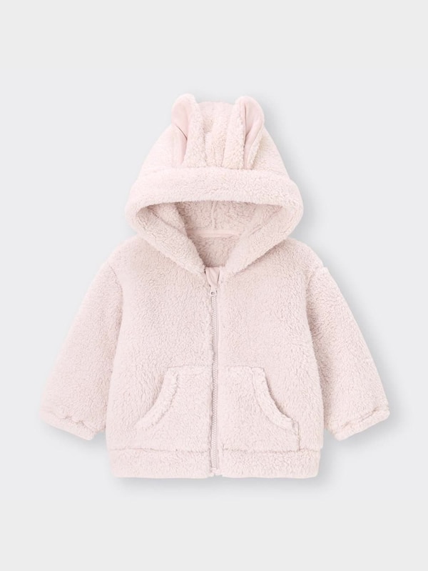 BABY(TODDLER)フリーシーフリースミミ付きフルジップパーカ