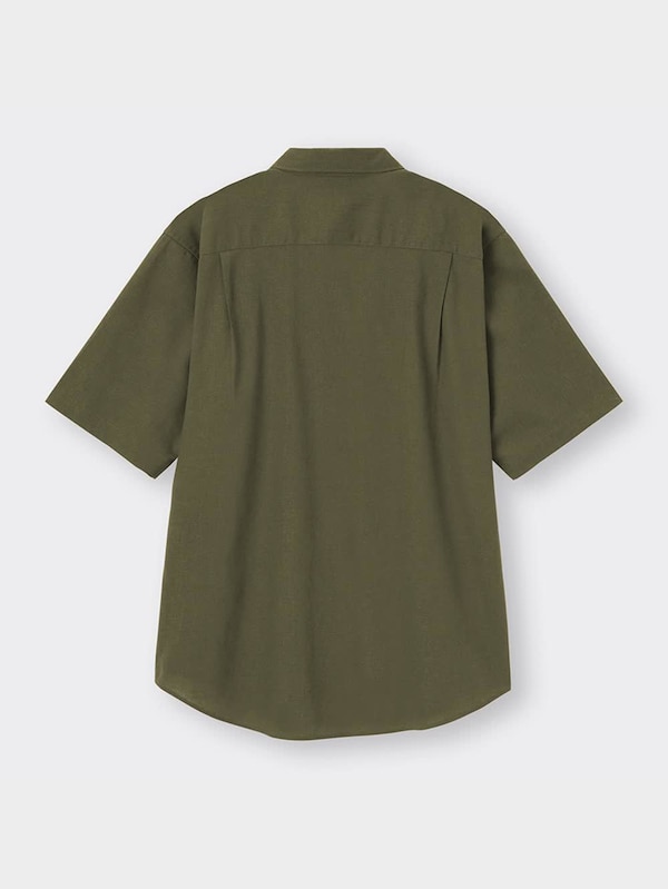 リネンブレンドシャツ(5分袖)OSB+EC