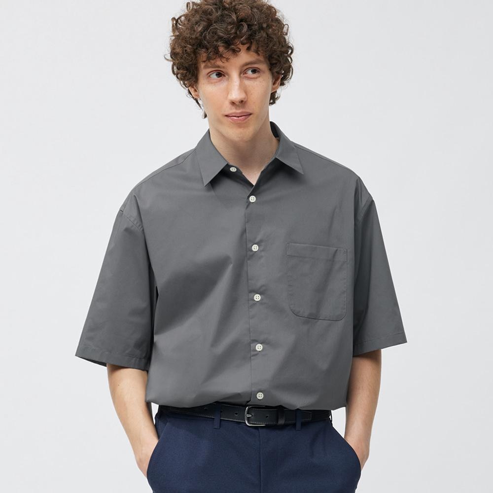 ブロードオーバーサイズシャツ(5分袖)