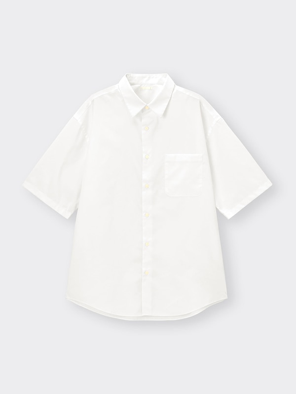 ブロードオーバーサイズシャツ(5分袖)