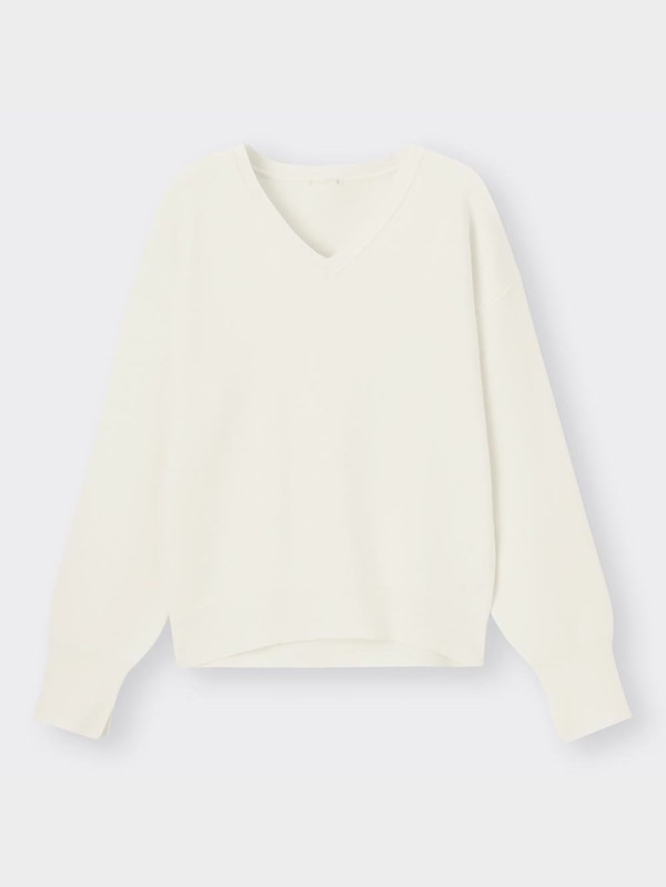 スムースVネックセーター(長袖)Z