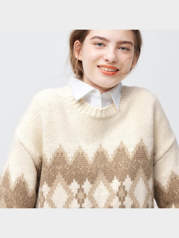 フェアアイルセーター(長袖)+E