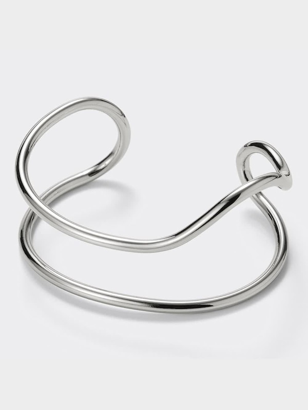 ダブルラインメタルバングル