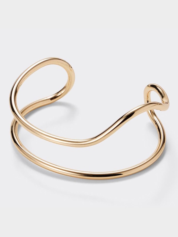 ダブルラインメタルバングル