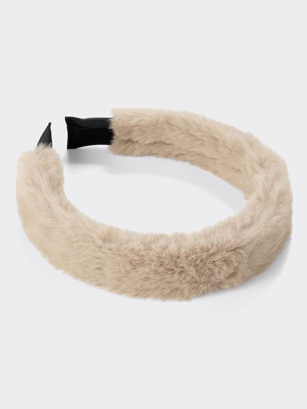 フェイクファーカチューシャ