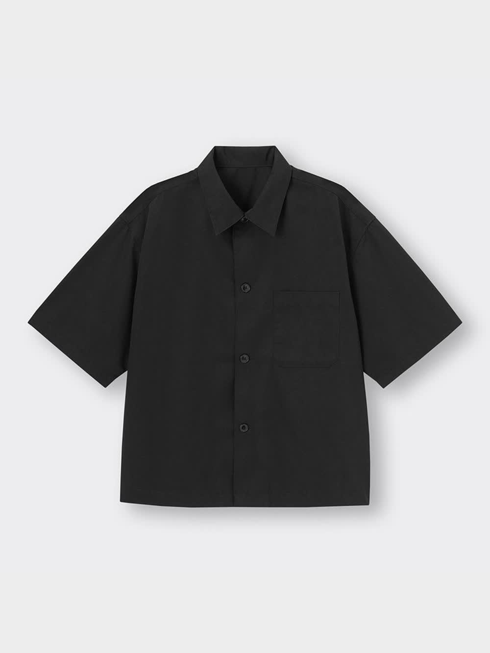 GU公式 | クロップドオーバーサイズシャツ(5分袖)NT+E