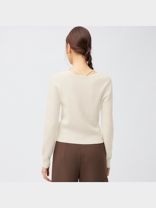 レイヤードルックセーター(長袖)+E