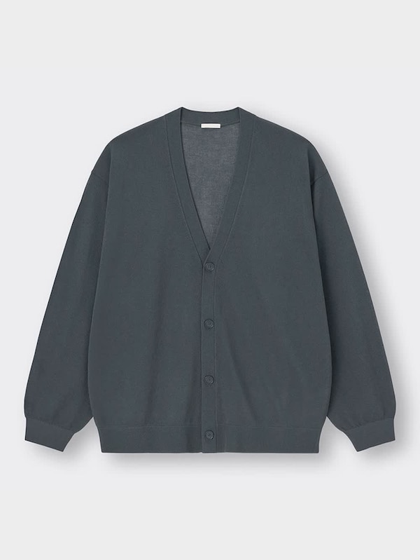ウォッシャブルシアーニットカーディガン(長袖)