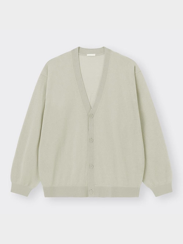 ウォッシャブルシアーニットカーディガン(長袖)