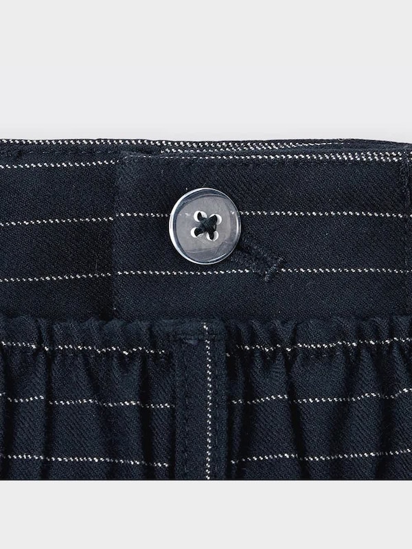 タックワイドパンツ(ストライプ)+EC(丈長め80.0cm)