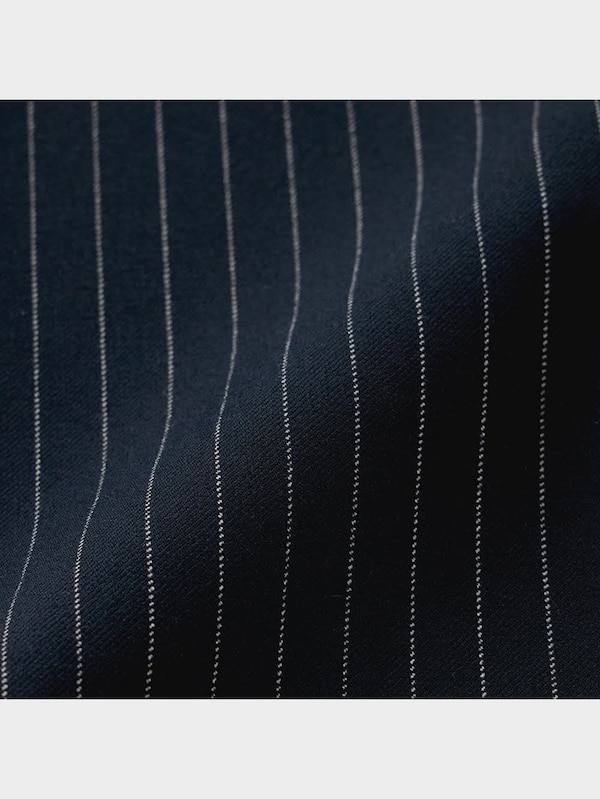 タックワイドパンツ(ストライプ)+EC(丈長め80.0cm)