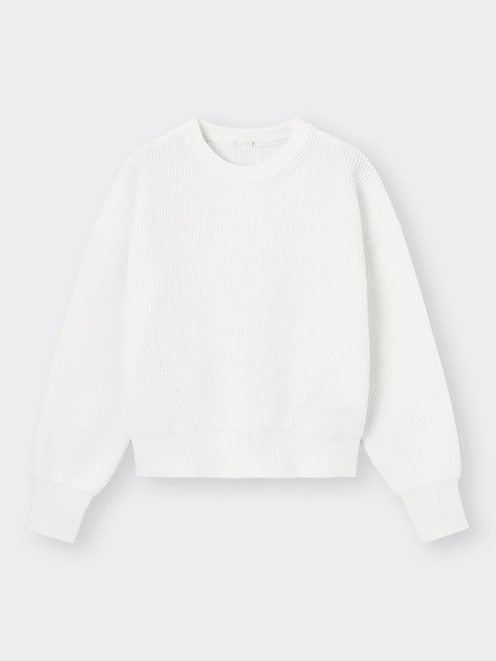 「値下げ！」KindleSignatureEdition GU公式 | スポンジニットプルオーバー(長袖)+E