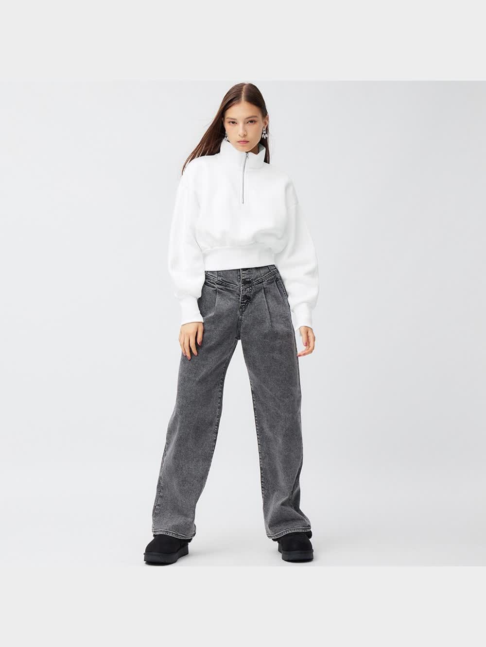 Elastic Waist K-Pop Printed Girl Jogger Sweatpants -S36660Z4